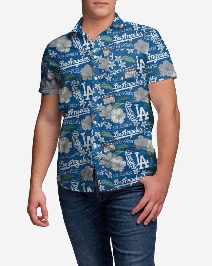 Los Angeles Dodgers City Style Button Up Shirt FOCO S - FOCO.com