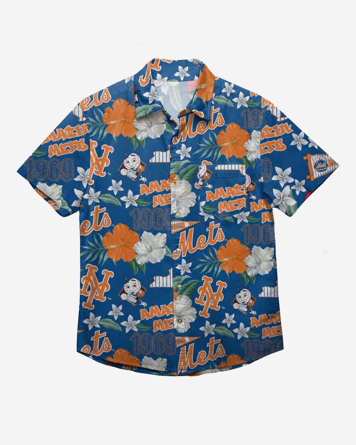 New York Mets City Style Button Up Shirt FOCO - FOCO.com