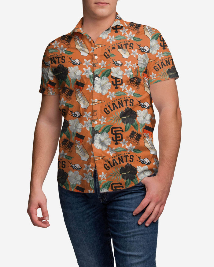 San Francisco Giants City Style Button Up Shirt FOCO S - FOCO.com
