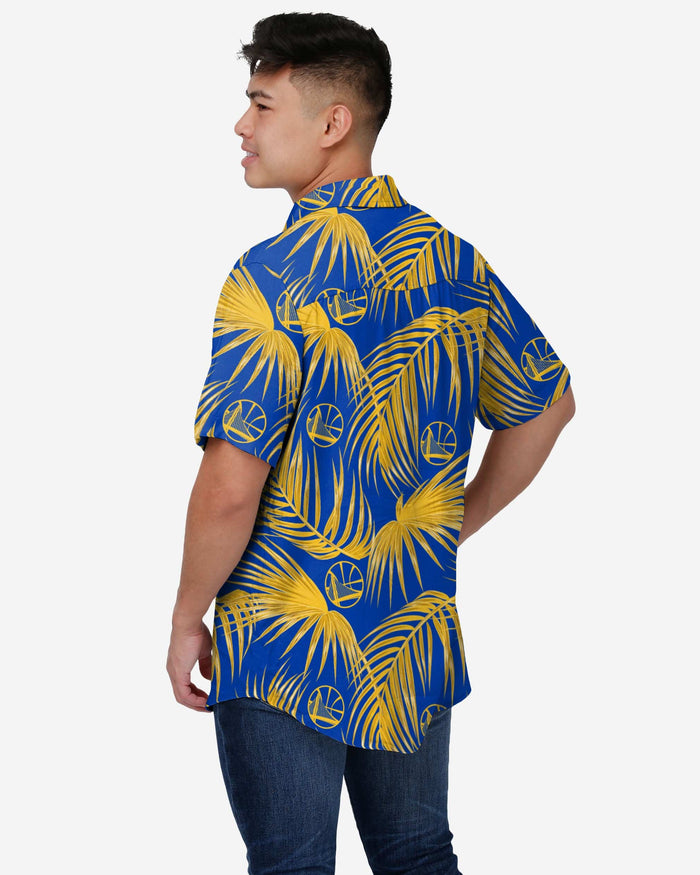 Golden State Warriors Original Hawaiian Button Up Shirt FOCO - FOCO.com