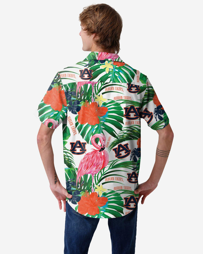 Auburn Tigers Flamingo Button Up Shirt FOCO - FOCO.com