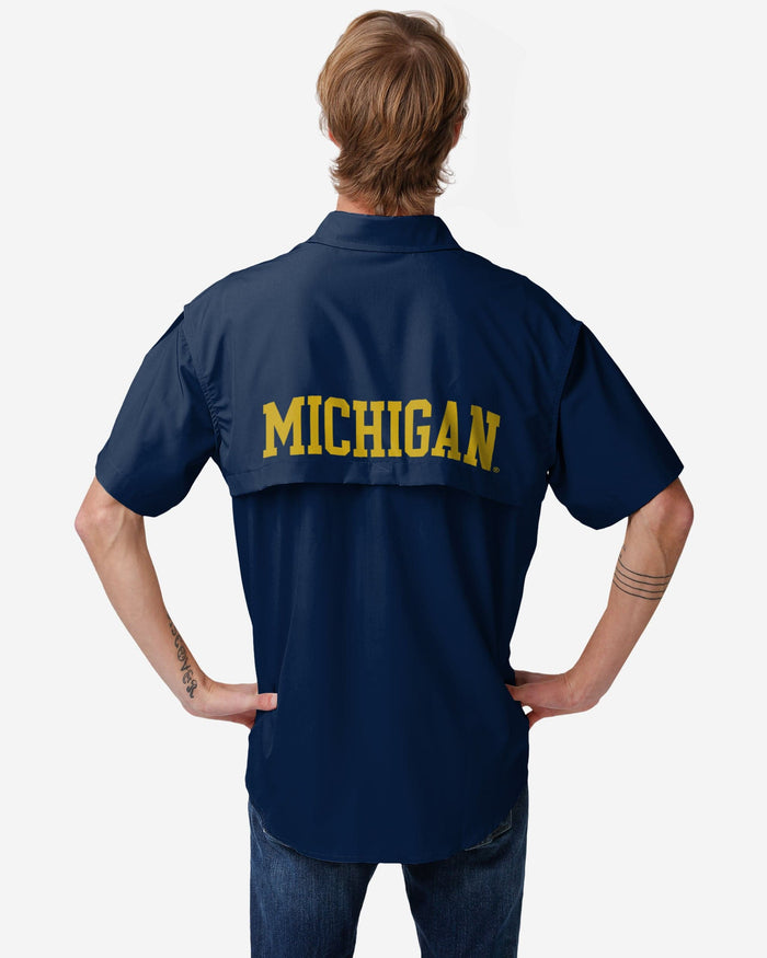 Michigan Wolverines Gone Fishing Shirt FOCO - FOCO.com