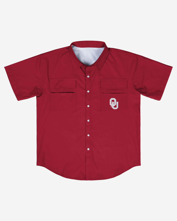 Oklahoma Sooners Gone Fishing Shirt FOCO - FOCO.com
