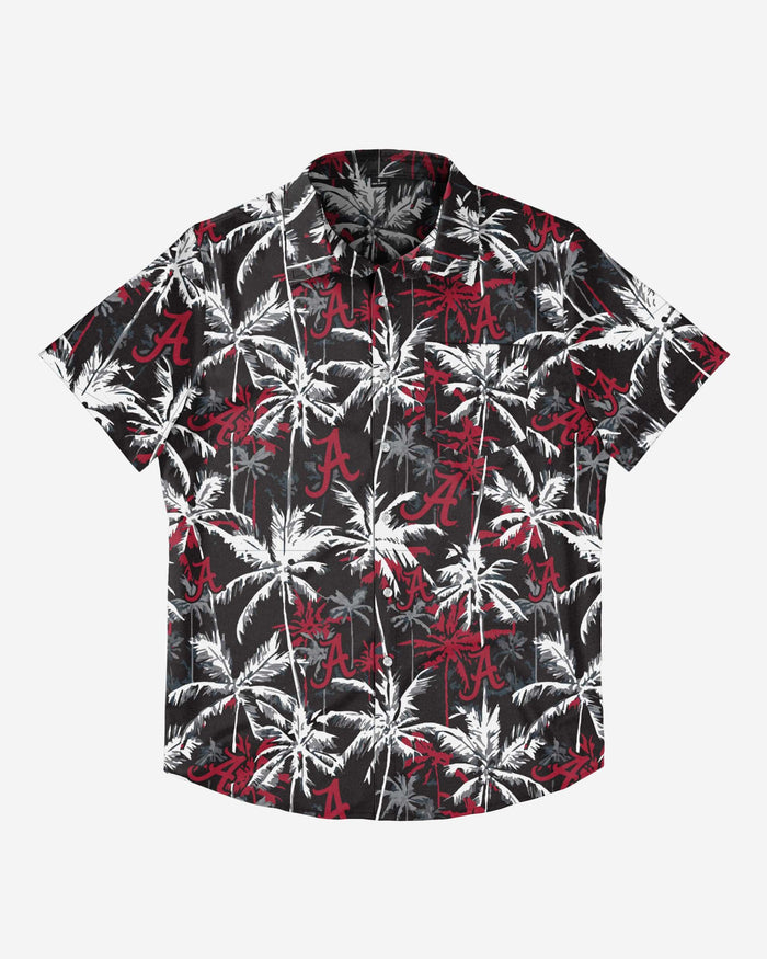 Alabama Crimson Tide Black Floral Button Up Shirt FOCO - FOCO.com