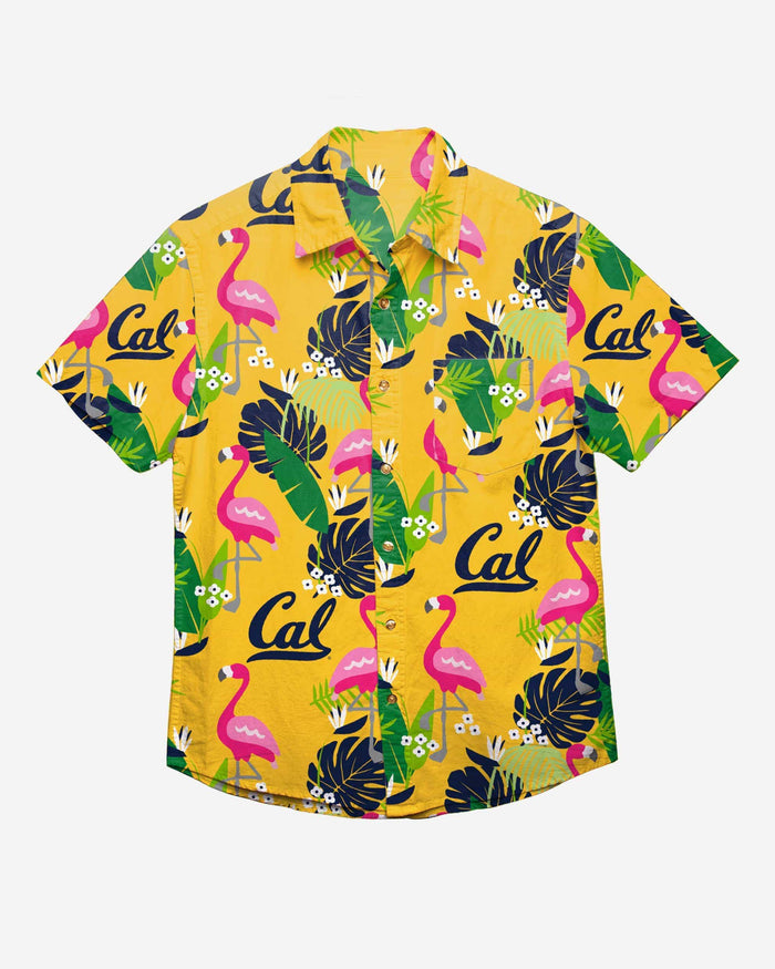 California Bears Floral Button Up Shirt FOCO - FOCO.com