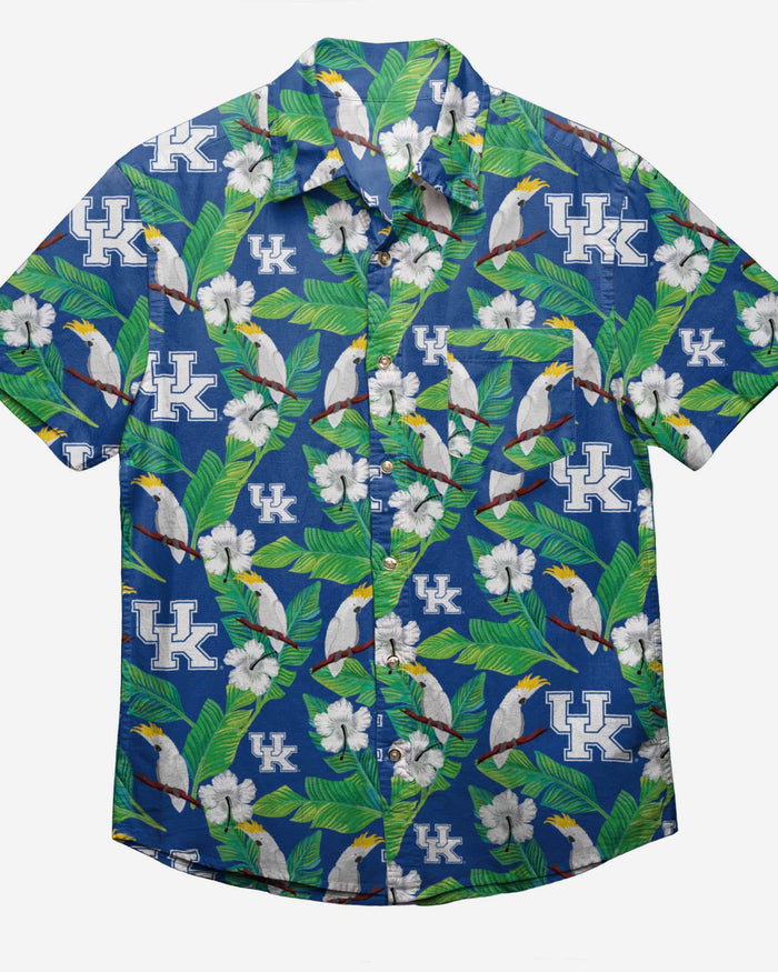 Kentucky Wildcats Floral Button Up Shirt FOCO - FOCO.com