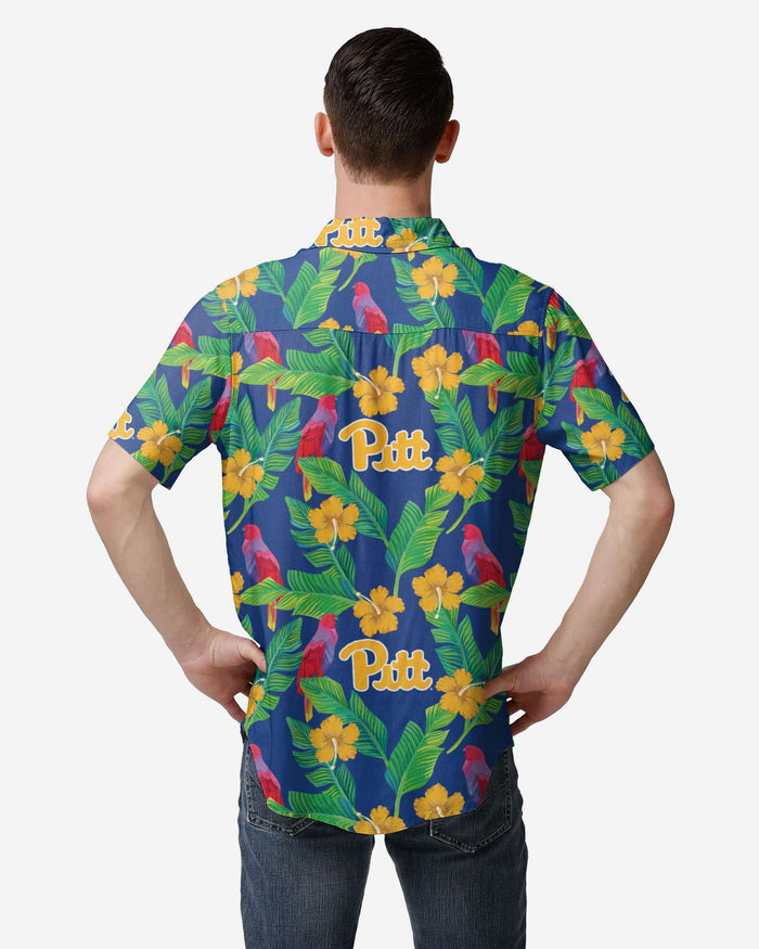 Pittsburgh Panthers Floral Button Up Shirt FOCO - FOCO.com