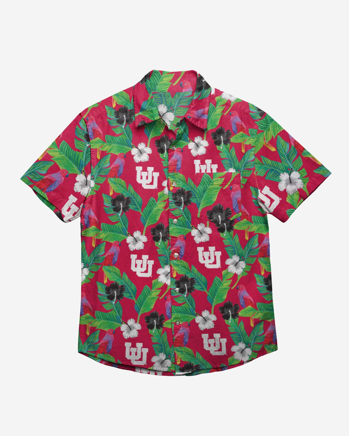 Utah Utes Floral Button Up Shirt FOCO - FOCO.com