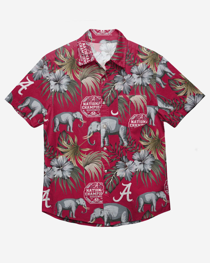 Alabama Crimson Tide 2020 Football National Champions Wildlife Button Up Shirt FOCO - FOCO.com