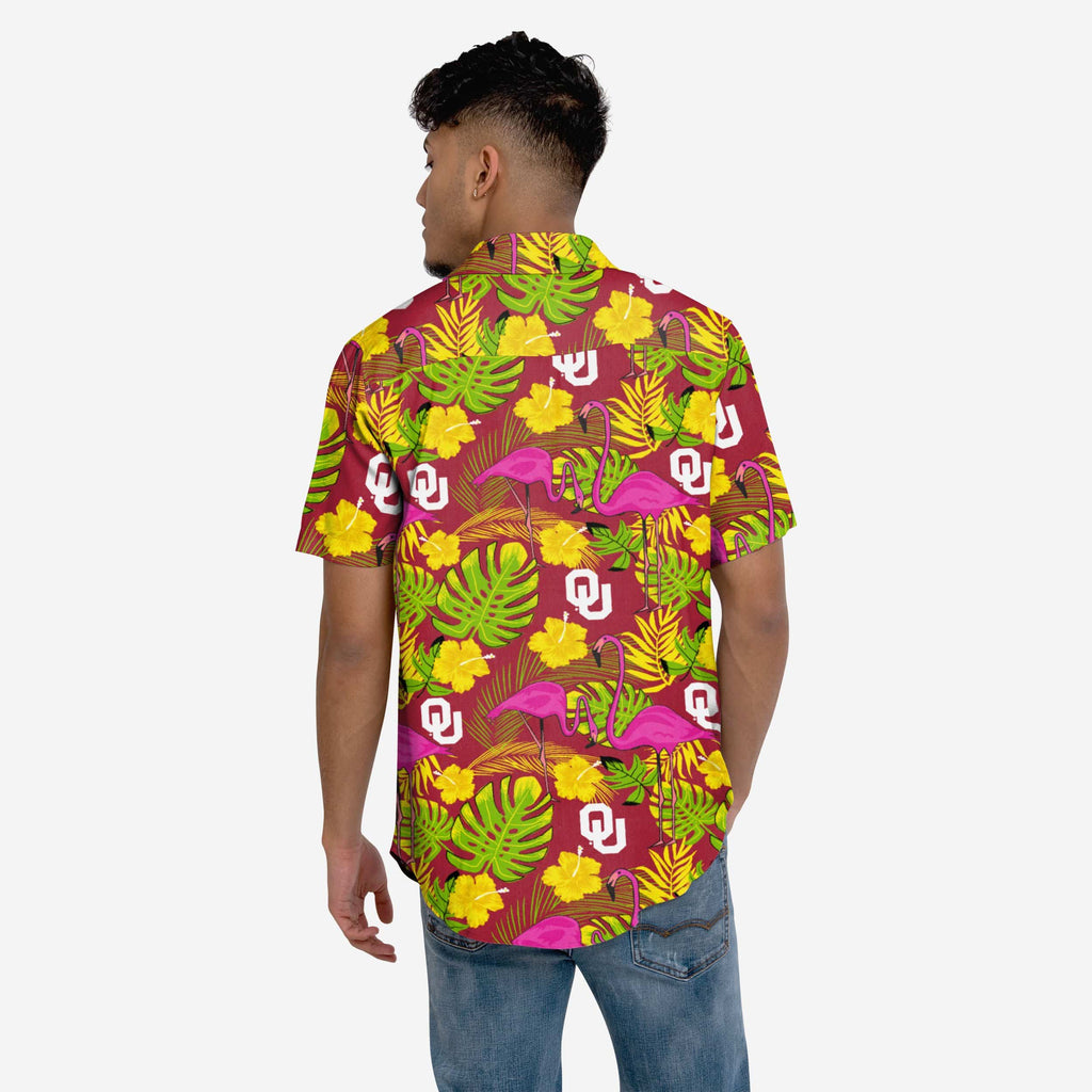 Oklahoma Sooners Highlights Button Up Shirt FOCO
