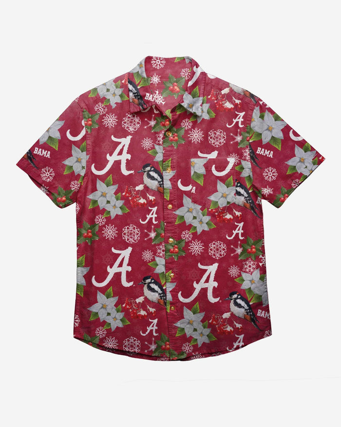 Alabama Crimson Tide Mistletoe Button Up Shirt FOCO - FOCO.com