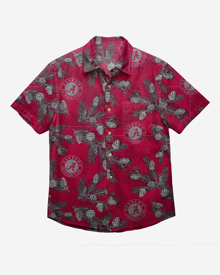 Alabama Crimson Tide Pinecone Button Up Shirt FOCO - FOCO.com