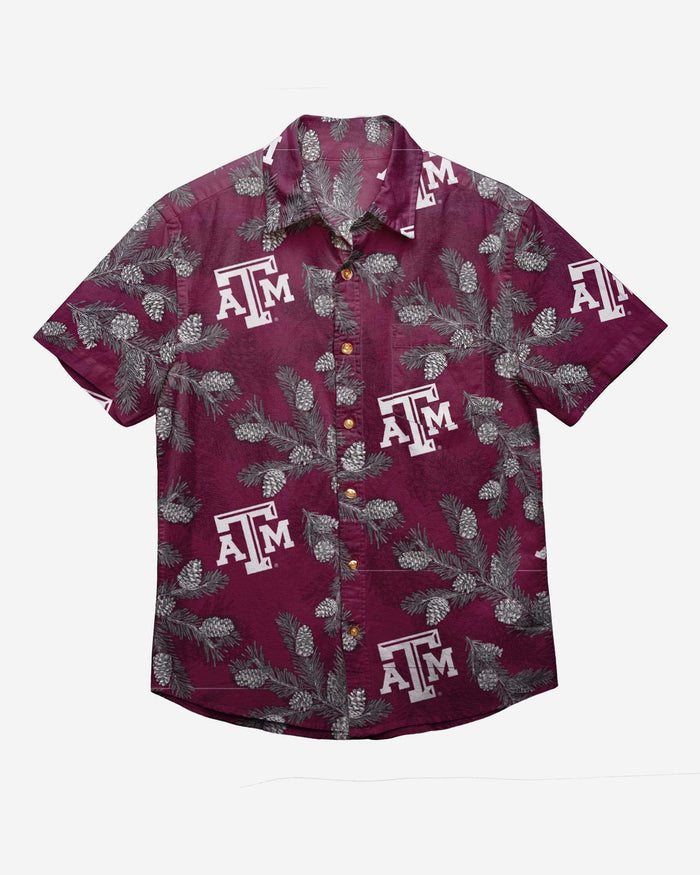 Texas A&M Aggies Pinecone Button Up Shirt FOCO - FOCO.com