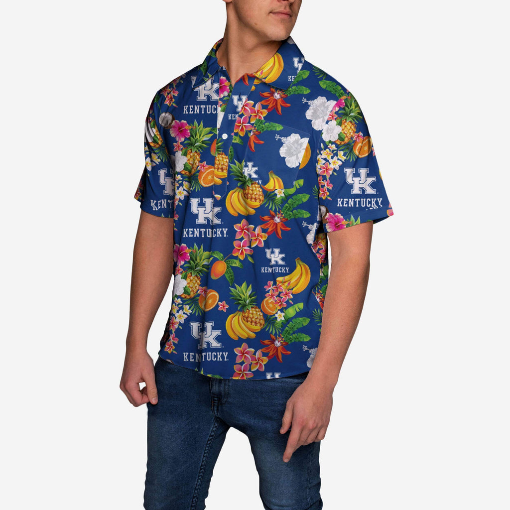Kentucky Wildcats Fruit Flair Short Sleeve Polo Shirt FOCO - FOCO.com