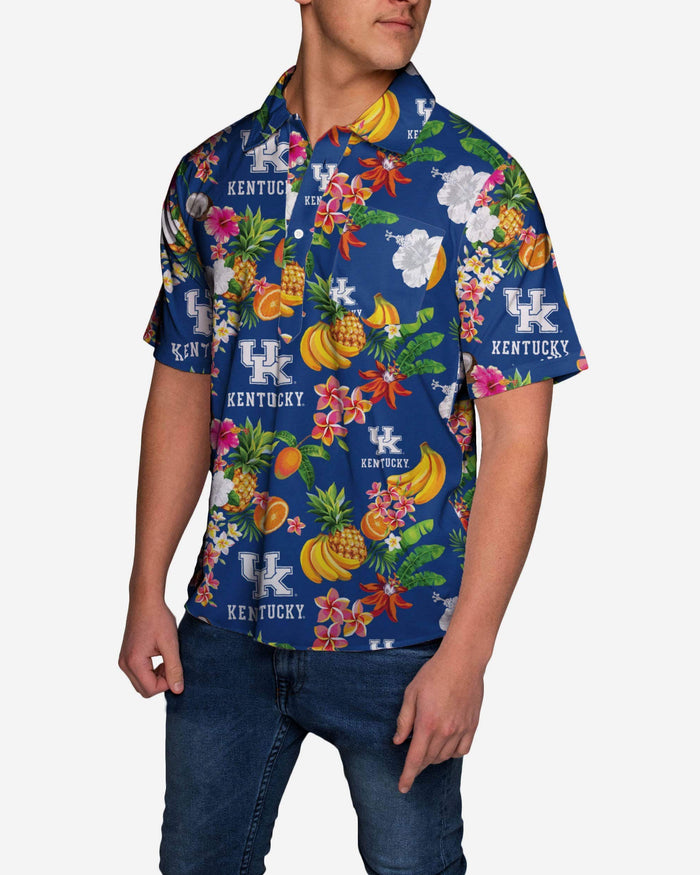 Kentucky Wildcats Fruit Flair Short Sleeve Polo Shirt FOCO - FOCO.com