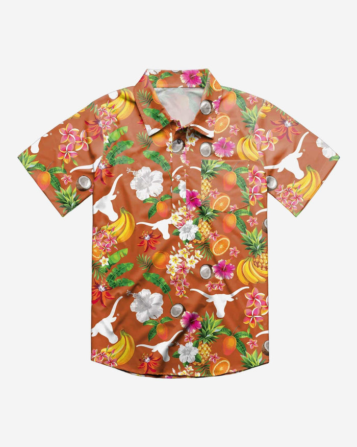 Texas Longhorns Fruit Flair Short Sleeve Polo Shirt FOCO - FOCO.com