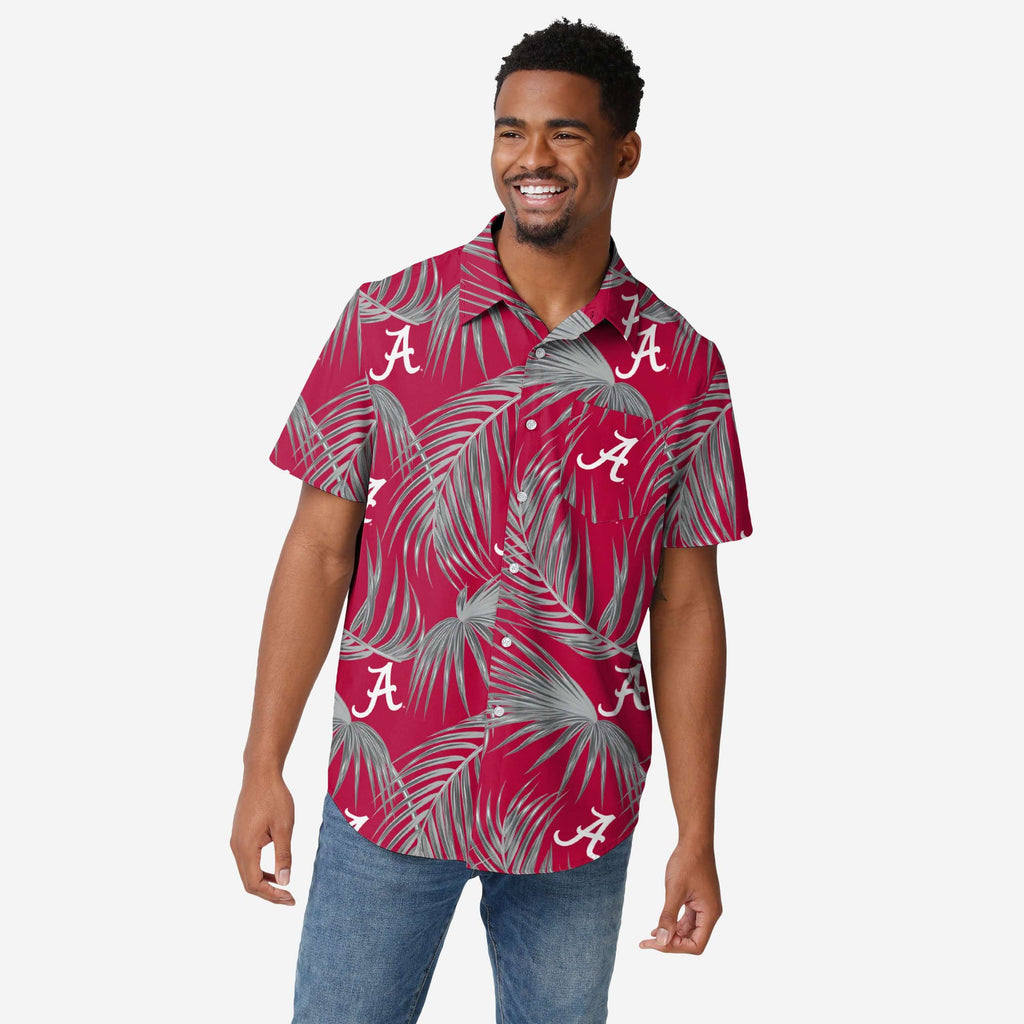 Alabama Crimson Tide Hawaiian Button Up Shirt FOCO S - FOCO.com