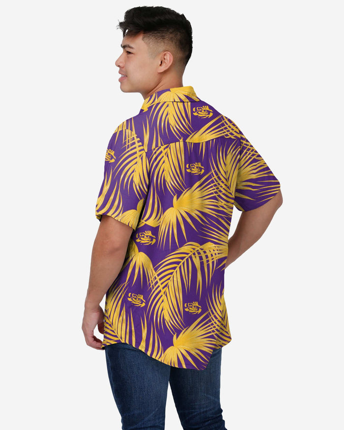 LSU Tigers Hawaiian Button Up Shirt FOCO - FOCO.com