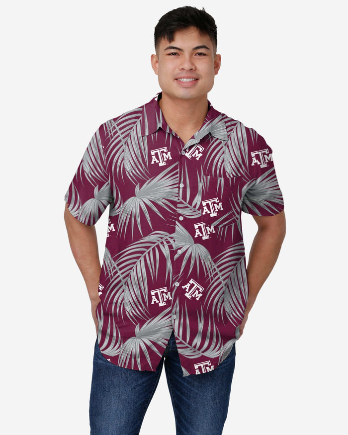 texas a&m dress shirt Cutter & Buck Texas A&M Aggies Easy Care Stretch Oxford Stripe Mens Long Sleeve Button Down Shirt in Charcoal