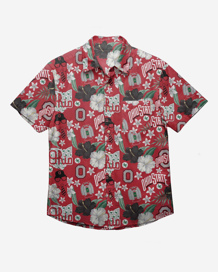 Ohio State Buckeyes City Style Button Up Shirt FOCO - FOCO.com