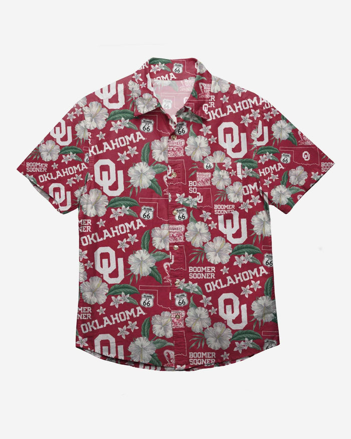 Oklahoma Sooners City Style Button Up Shirt FOCO - FOCO.com