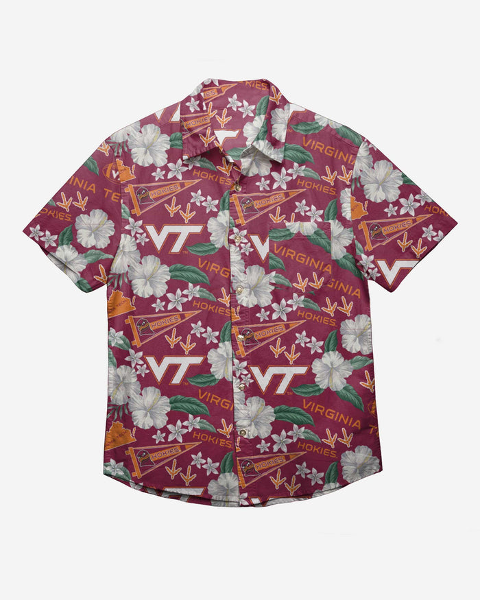 Virginia Tech Hokies City Style Button Up Shirt FOCO - FOCO.com