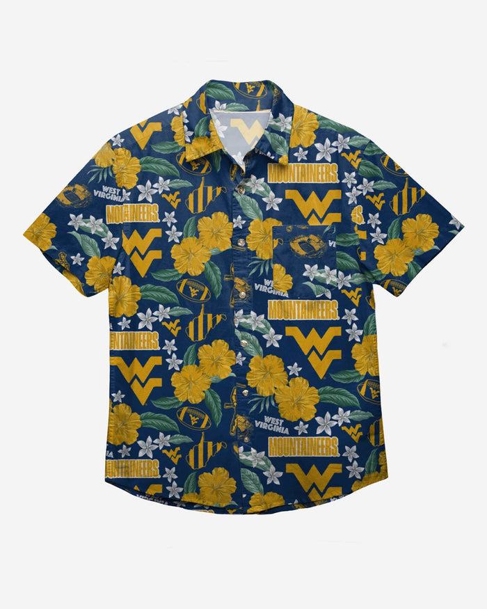 West Virginia Mountaineers City Style Button Up Shirt FOCO - FOCO.com