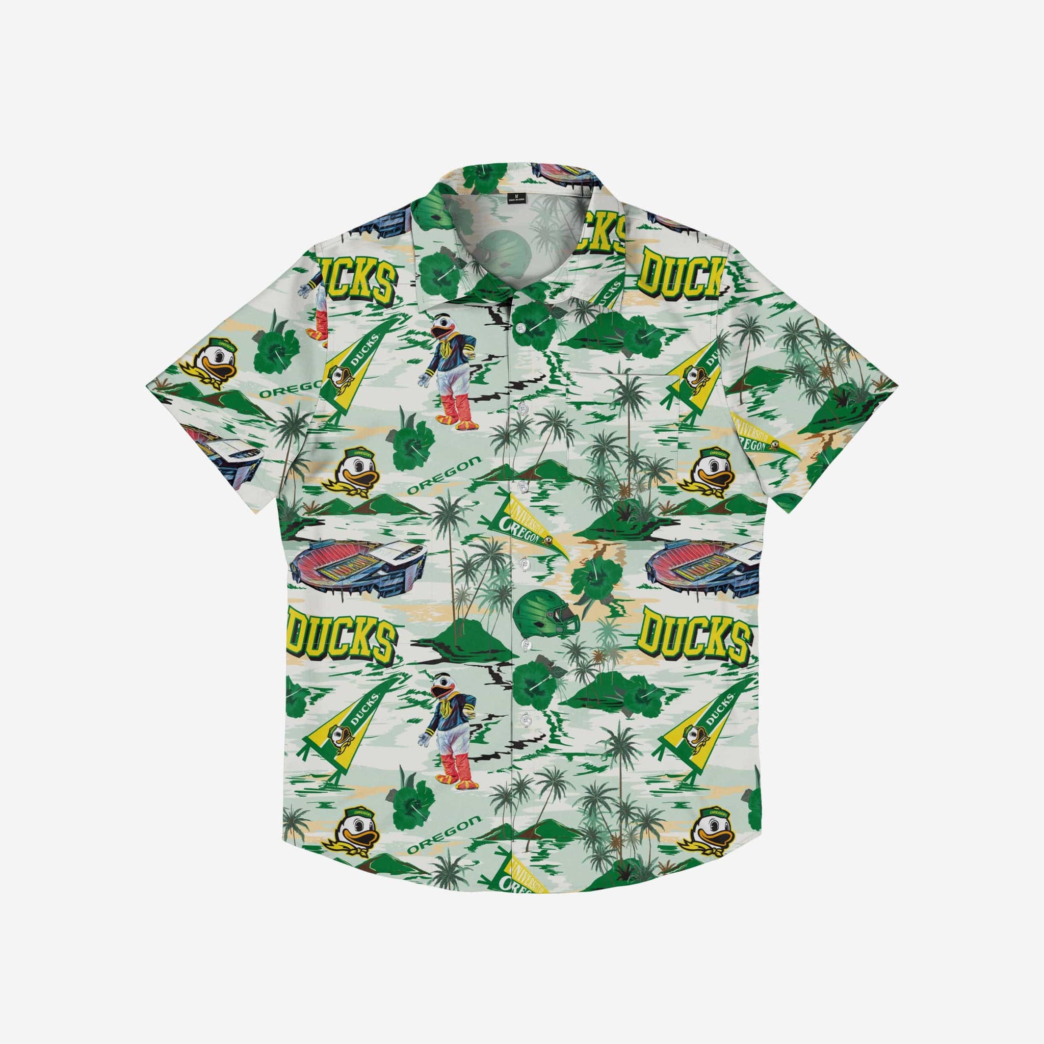 oregon ducks dress shirt Men's Antigua Black Oregon Ducks Ellis Woven Tri-Blend Long Sleeve Button-Down Shirt Size: Large