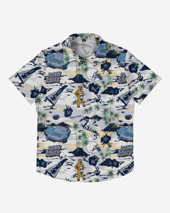 Penn State Nittany Lions Thematic Stadium Print Button Up Shirt FOCO - FOCO.com