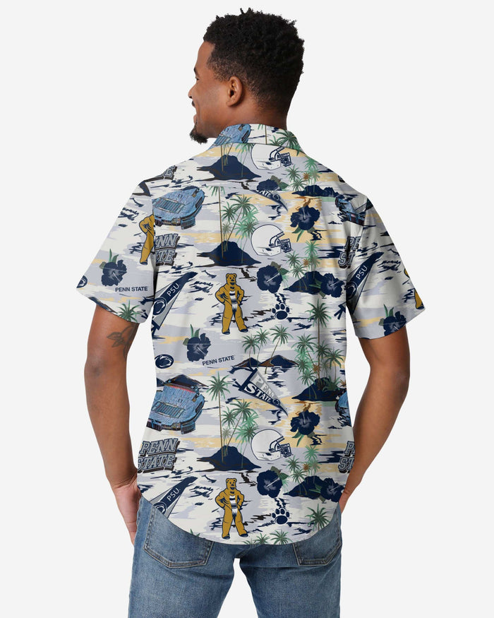 Penn State Nittany Lions Thematic Stadium Print Button Up Shirt FOCO - FOCO.com