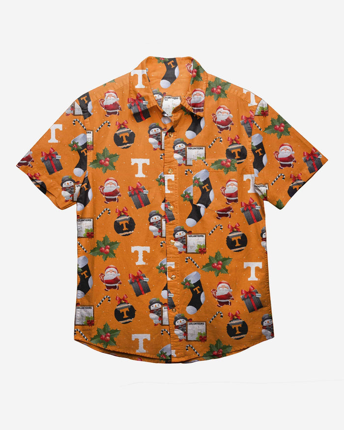 Tennessee Volunteers Christmas Explosion Button Up Shirt FOCO - FOCO.com