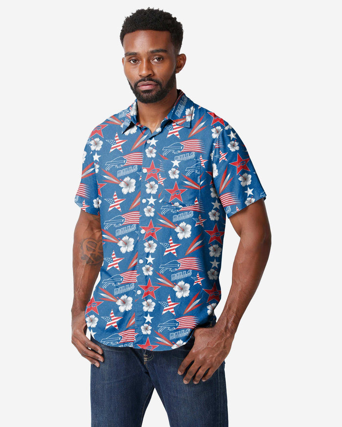 buffalo bills dress shirt Cutter & Buck Buffalo Bills Stretch Oxford Mens Big and Tall Long Sleeve Dress Shirt in Charcoal