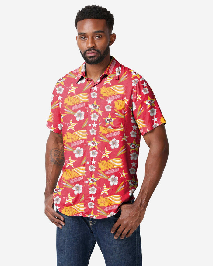 kansas city chiefs dress shirt Columbia Men's PFG Tamiami Short Sleeve Shirt - Kansas City Chiefs - XL