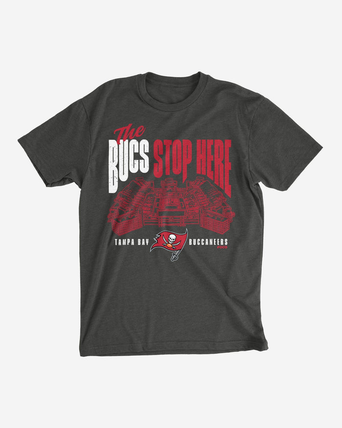 Tampa Bay Buccaneers Bucs Stop Here T-Shirt FOCO - FOCO.com
