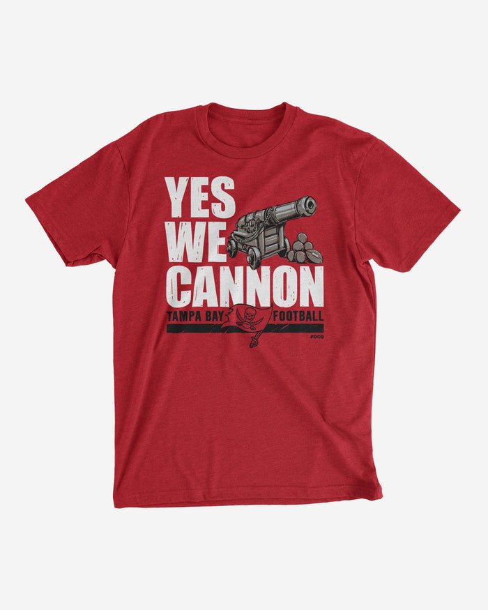 Tampa Bay Buccaneers Yes We Cannon T-Shirt FOCO - FOCO.com