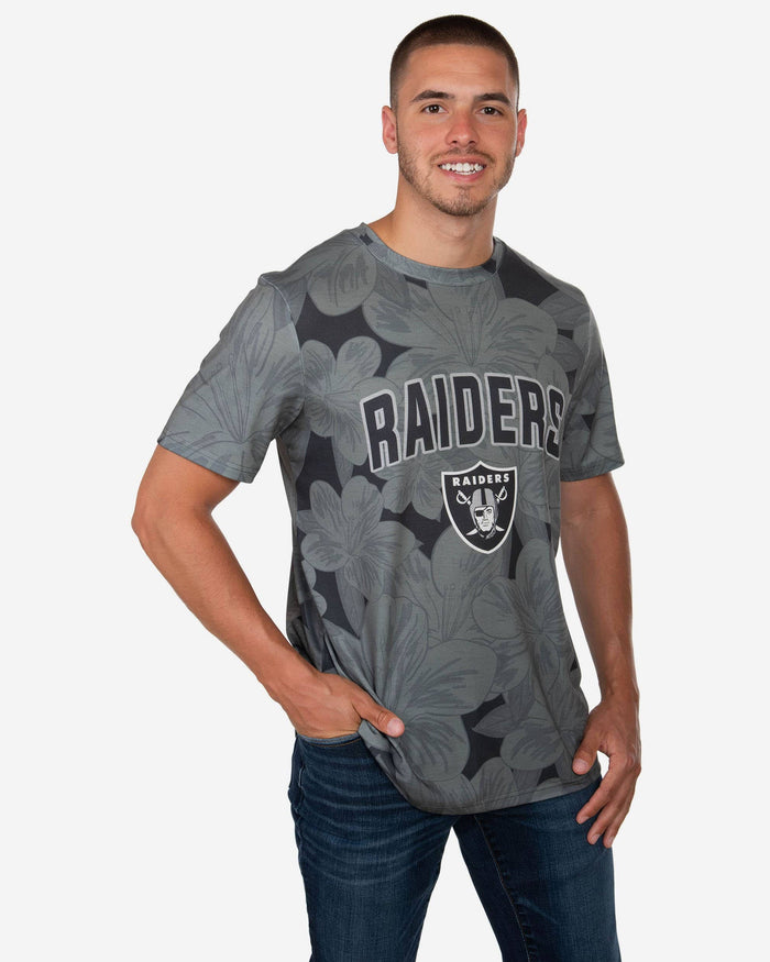 Las Vegas Raiders Hibiscus T-Shirt FOCO S - FOCO.com