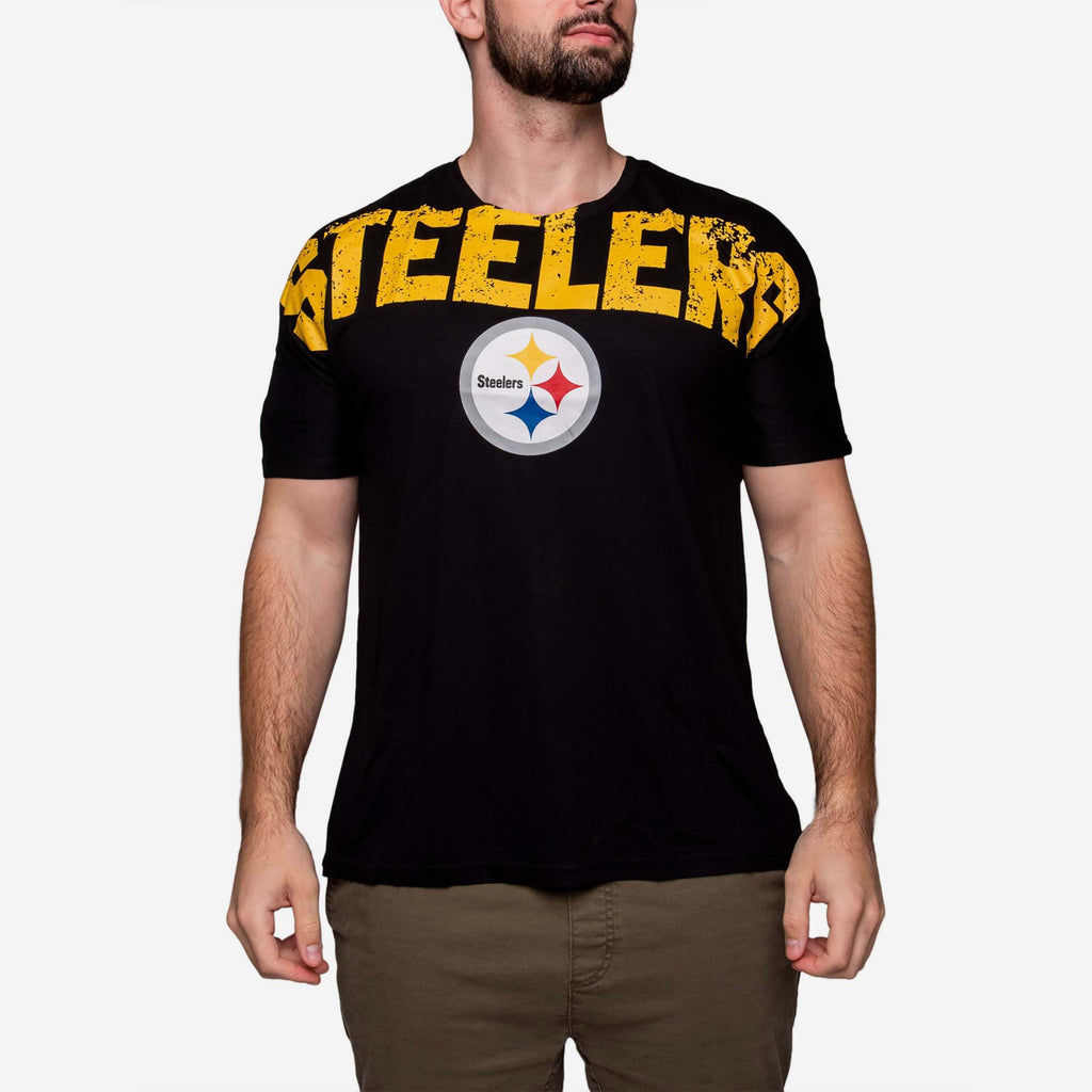 Pittsburgh Steelers Legacy Wordmark T-Shirt FOCO S - FOCO.com