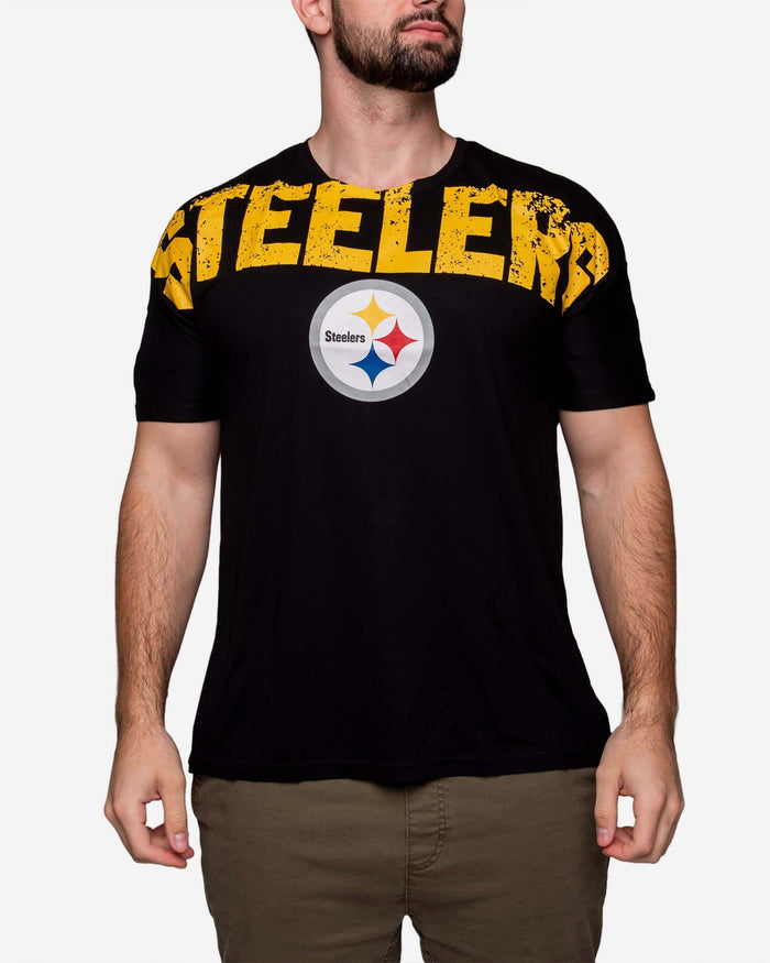 Pittsburgh Steelers Legacy Wordmark T-Shirt FOCO S - FOCO.com