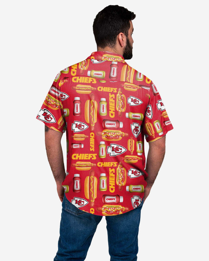 Kansas City Chiefs Grill Pro Button Up Shirt FOCO - FOCO.com