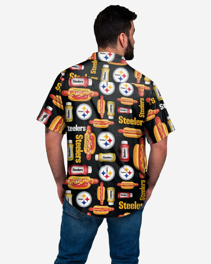 Pittsburgh Steelers Grill Pro Button Up Shirt FOCO - FOCO.com