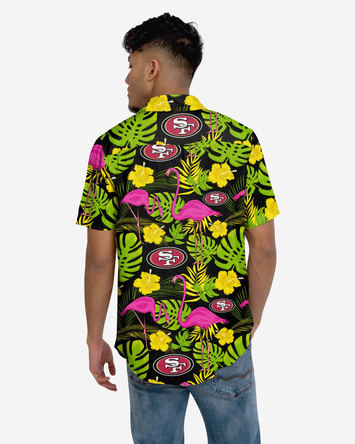 San Francisco 49ers Highlights Button Up Shirt FOCO - FOCO.com