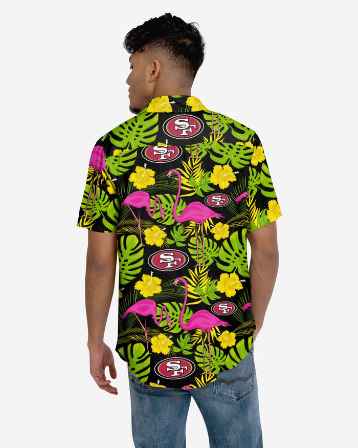San Francisco 49ers Highlights Button Up Shirt FOCO - FOCO.com