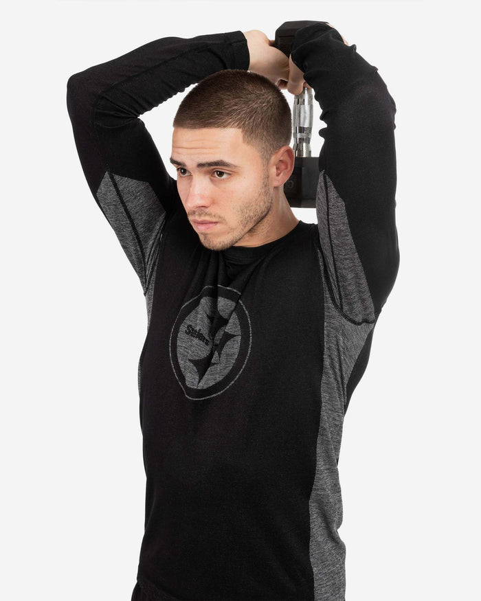 Pittsburgh Steelers Long Sleeve Performance Pride Shirt FOCO - FOCO.com