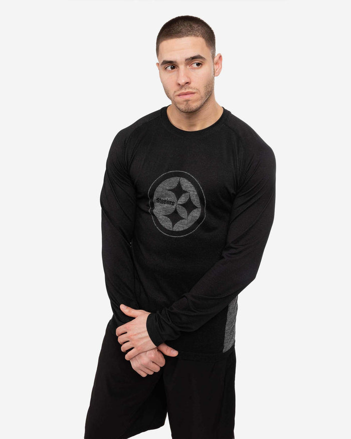 Pittsburgh Steelers Long Sleeve Performance Pride Shirt FOCO S - FOCO.com