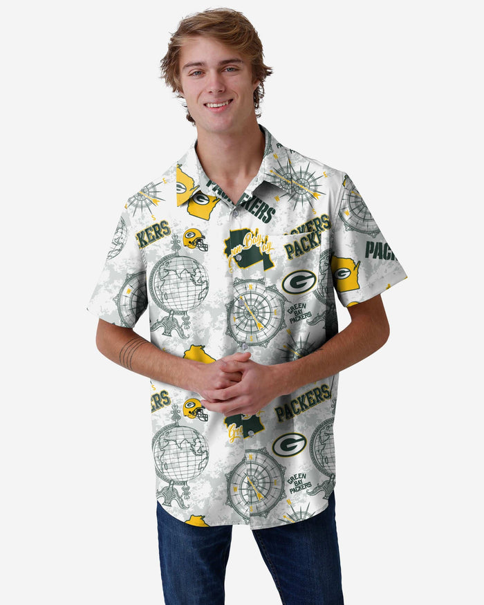 Green Bay Packers Mercader Button Up Shirt FOCO S - FOCO.com