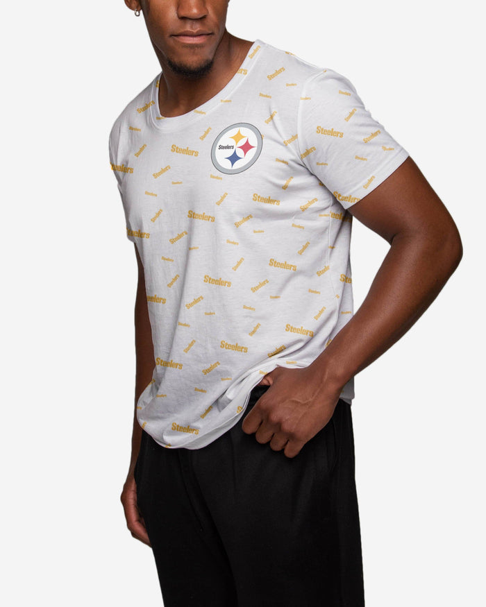 Pittsburgh Steelers Mini Wordmark T-Shirt FOCO - FOCO.com