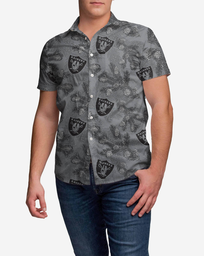 Las Vegas Raiders Pinecone Button Up Shirt FOCO S - FOCO.com