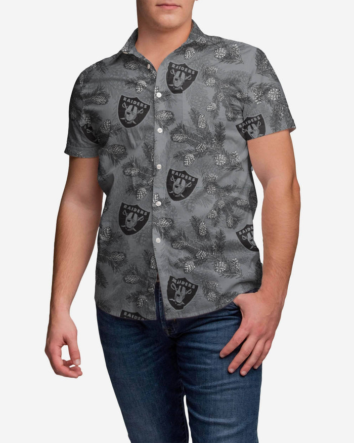 Las Vegas Raiders Pinecone Button Up Shirt FOCO M - FOCO.com
