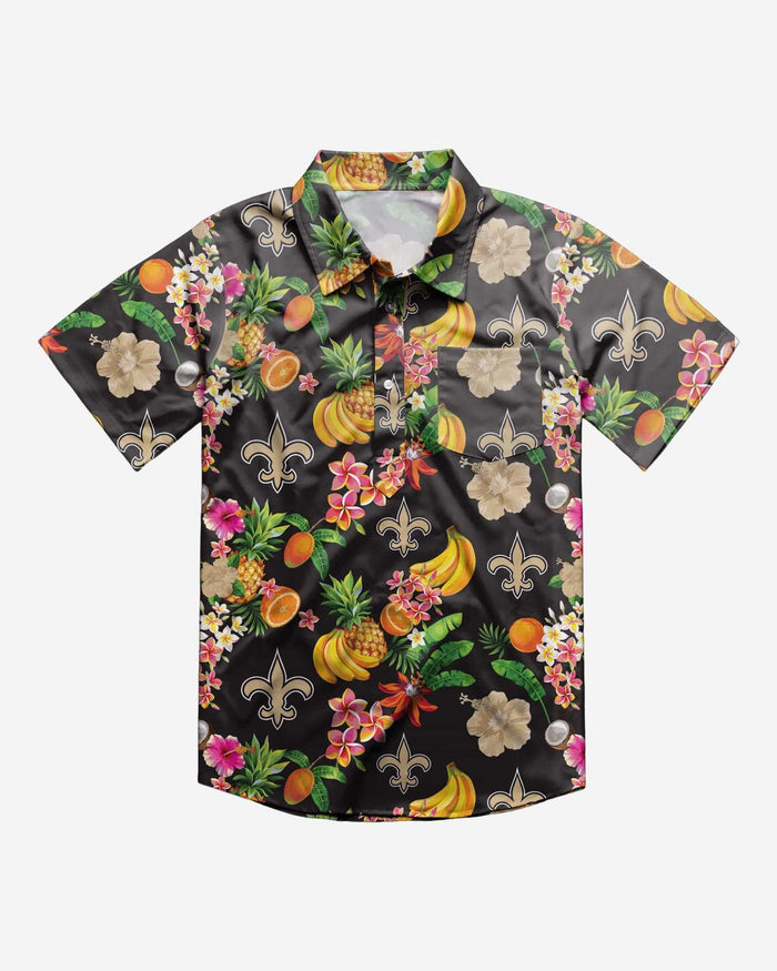 New Orleans Saints Fruit Flair Short Sleeve Polo Shirt FOCO - FOCO.com
