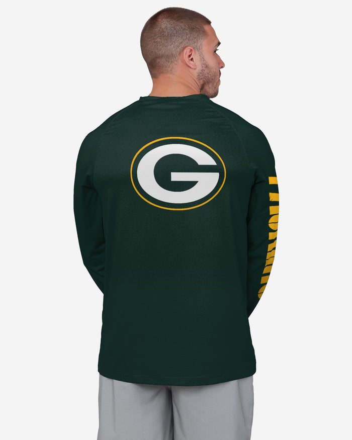 Green Bay Packers Rash Guard Long Sleeve Swim Shirt FOCO - FOCO.com